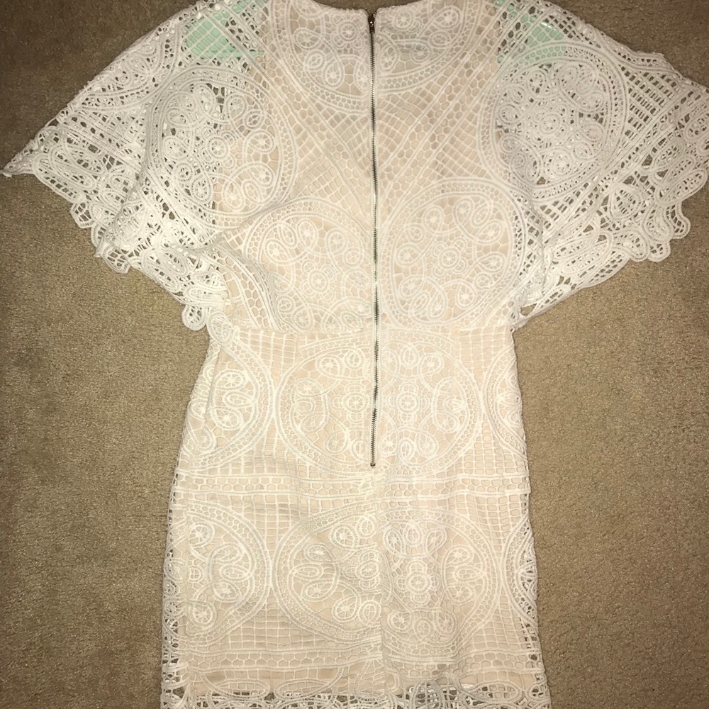Crochet White Dress - Picture 2 of 3